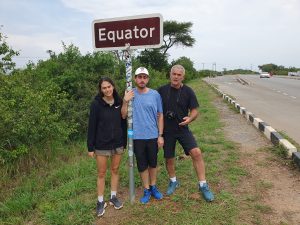 New Equator Monument in Queen Elizabeth National Park 