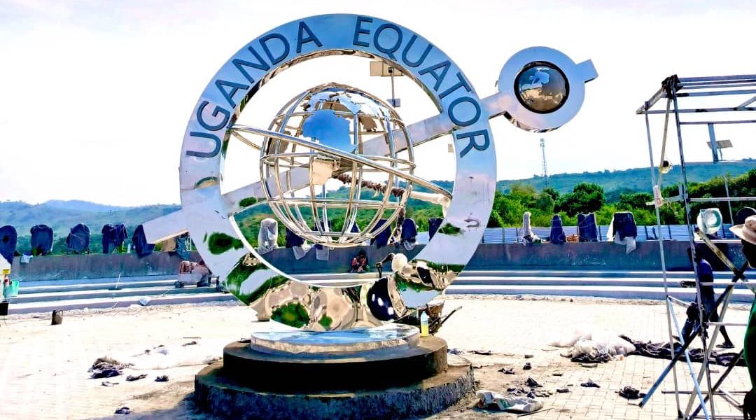 New Equator Monument in Queen Elizabeth National Park