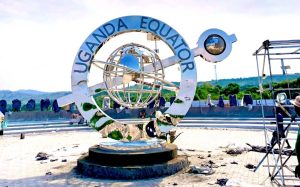 New Equator Monument in Queen Elizabeth National Park