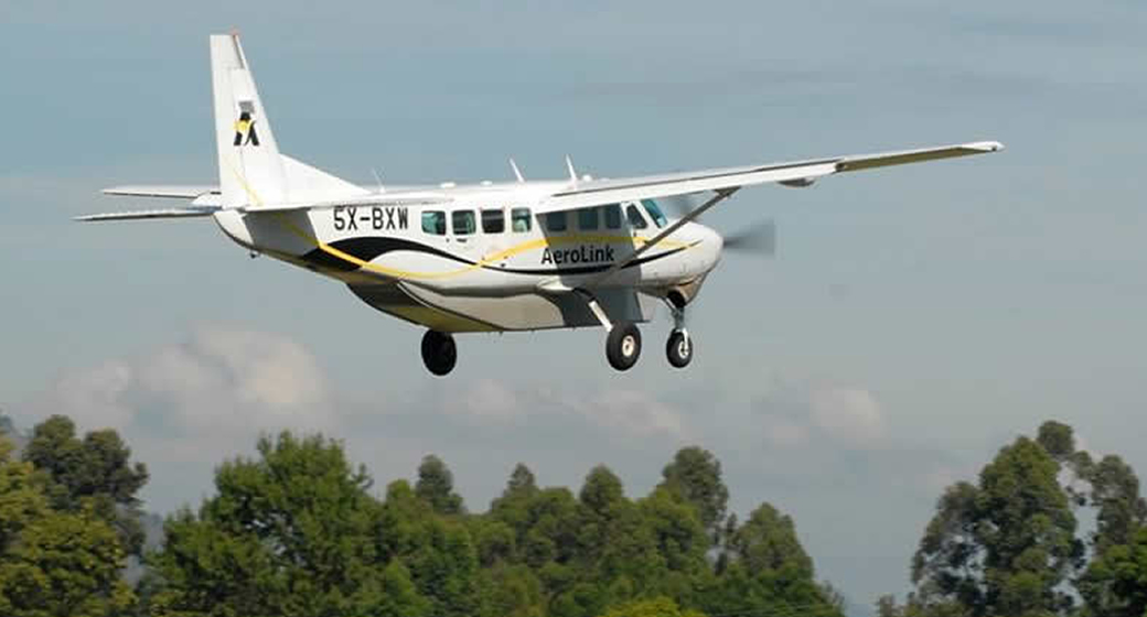 Flying to Bwindi Impenetrable National Park