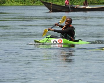 Kayaking in Uganda